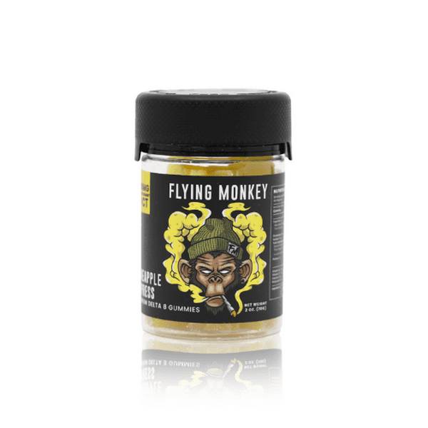 Flying Monkey Delta 8 Gummies 2.0 | 1000mgs: Pineapple Express