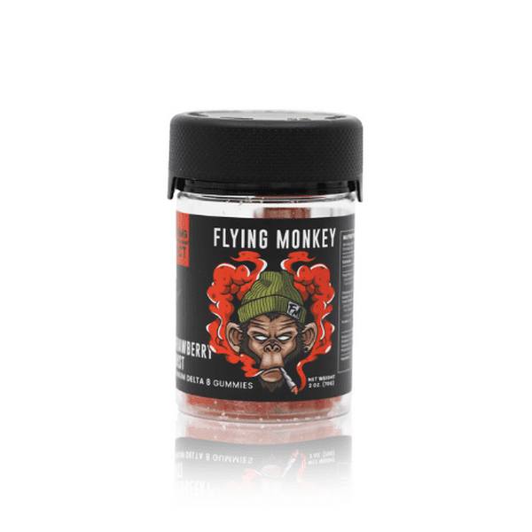 Flying Monkey Delta 8 Gummies 2.0 | 1000mg: Strawberry Burst