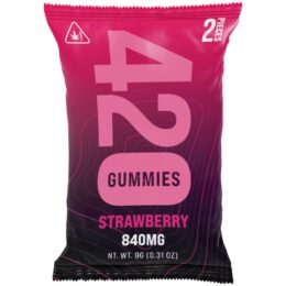 Flying Monkey THC-A 420 Gummies 840mg | 2ct: Strawberry