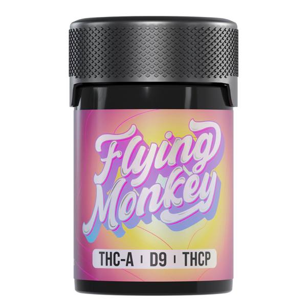 Flying Monkey THC-A D9 THC-P Gummies 1000mg: Rainbow Sours