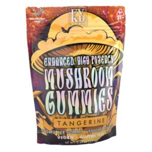 FVKD High Potency Mushroom Gummies 5000mg: Tangerine