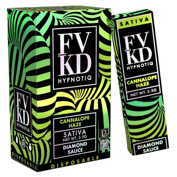 FVKD Hypnotiq Diamond Sauce Disposable 3.5G: Cannalope Haze (Sativa)