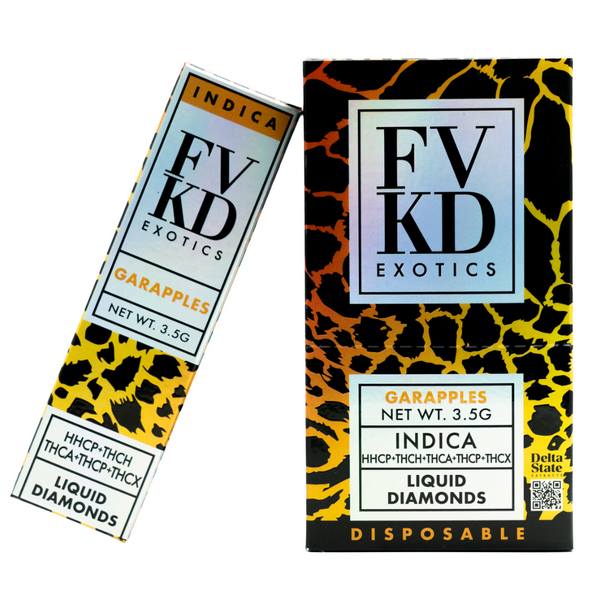 FVKD Liquid Diamonds Disposable 3.5G: Garapples (Indica)