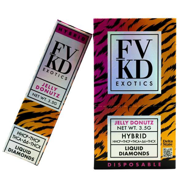 FVKD Liquid Diamonds Disposable 3.5G: Jelly Donutz (Hybrid)