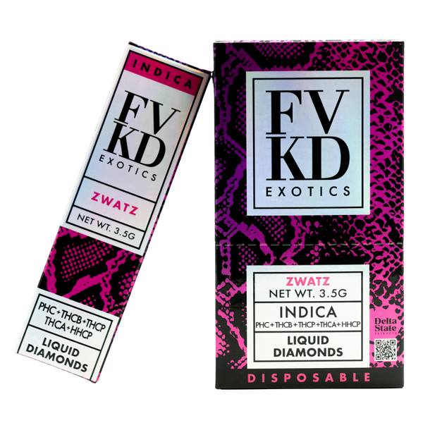 FVKD Liquid Diamonds Disposable 3.5G: Zwatz (Indica)