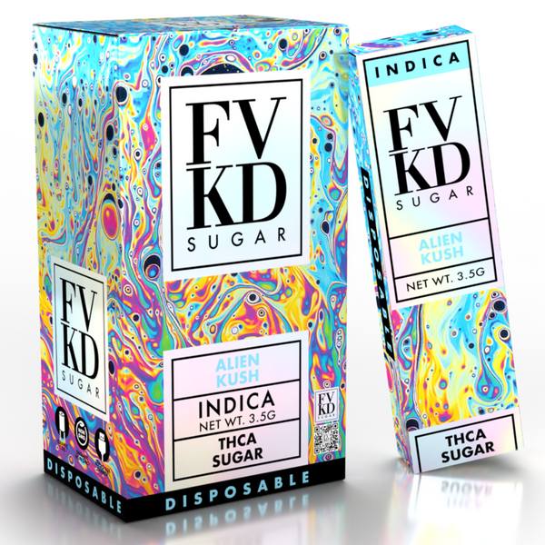 FVKD Sugar THC-A Disposable 3.5G: Alien Kush (Indica)