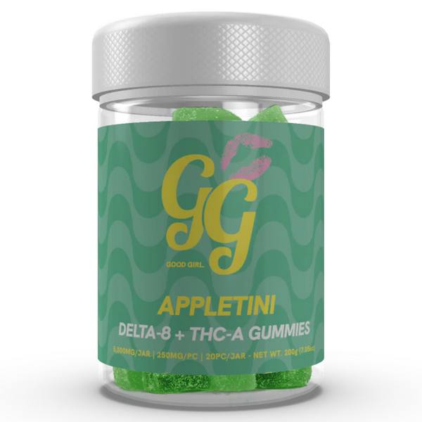 Good Girl D8 THC-A Gummies 5000mg: Appletini