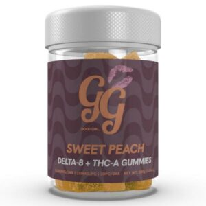 Good Girl D8 THC-A Gummies 5000mg: Sweet Peach