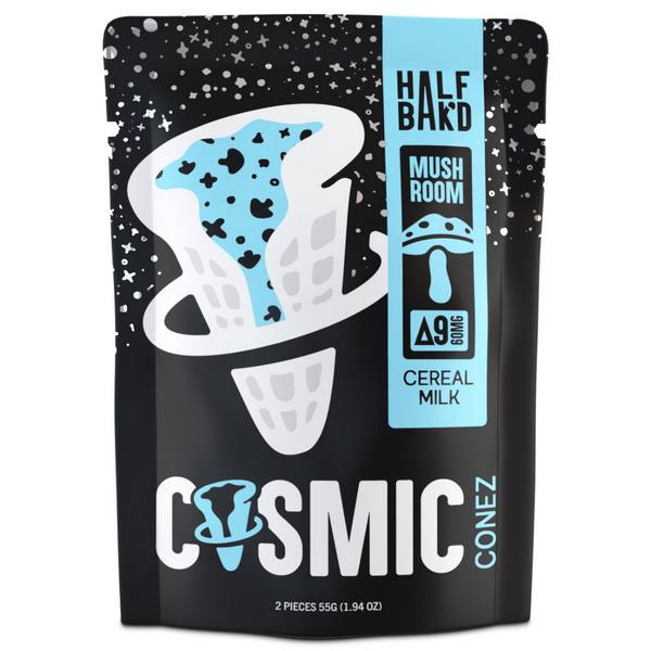 Half Bak'd Mushroom Cosmic Conez | 2ct: Cereal Milk