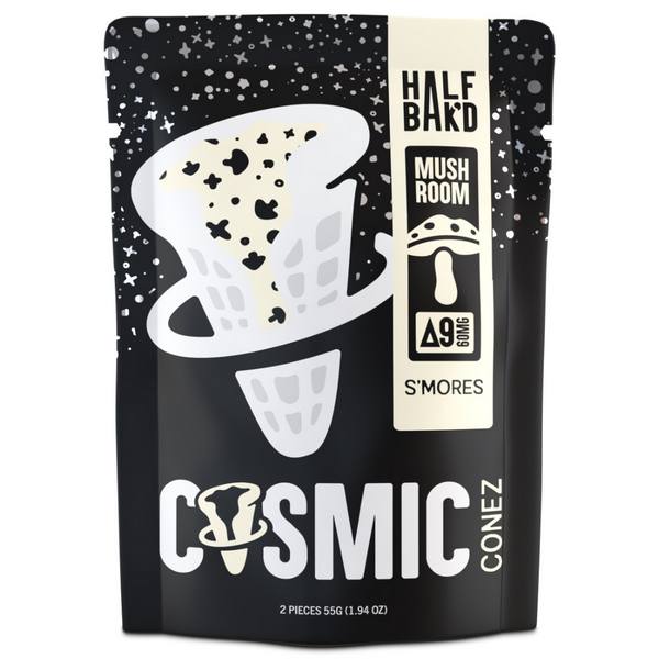 Half Bak'd Mushroom Cosmic Conez | 2ct: S'mores