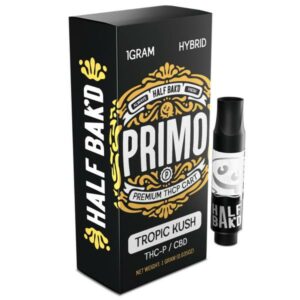 Half Bak'd Primo Cartridge 1G: Tropic Kush (Hybrid)