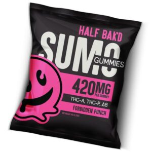 Half Bak'd Sumo Gummies 420mg | 2pk: Forbidden Punch