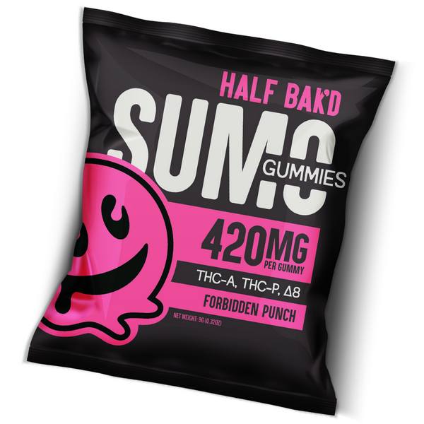 Half Bak'd Sumo Gummies 420mg | 2pk: Forbidden Punch