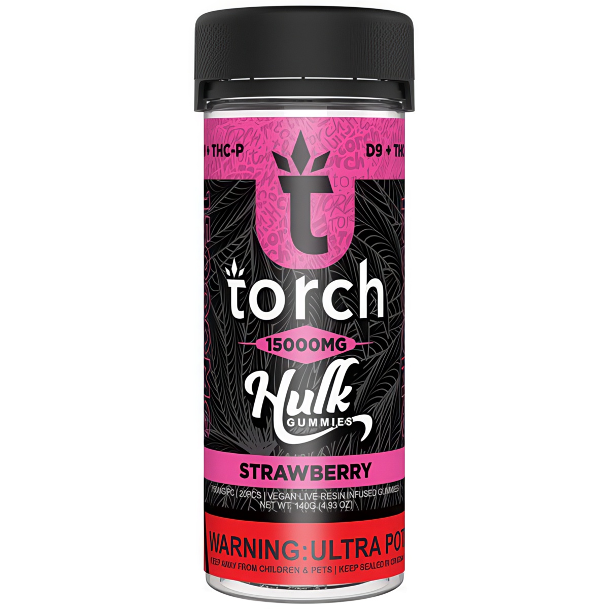 Torch Hulk Gummies 15000mg flavor: Strawberry