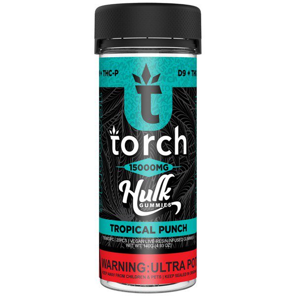 Torch Hulk Gummies 15000mg flavor: Tropical Punch