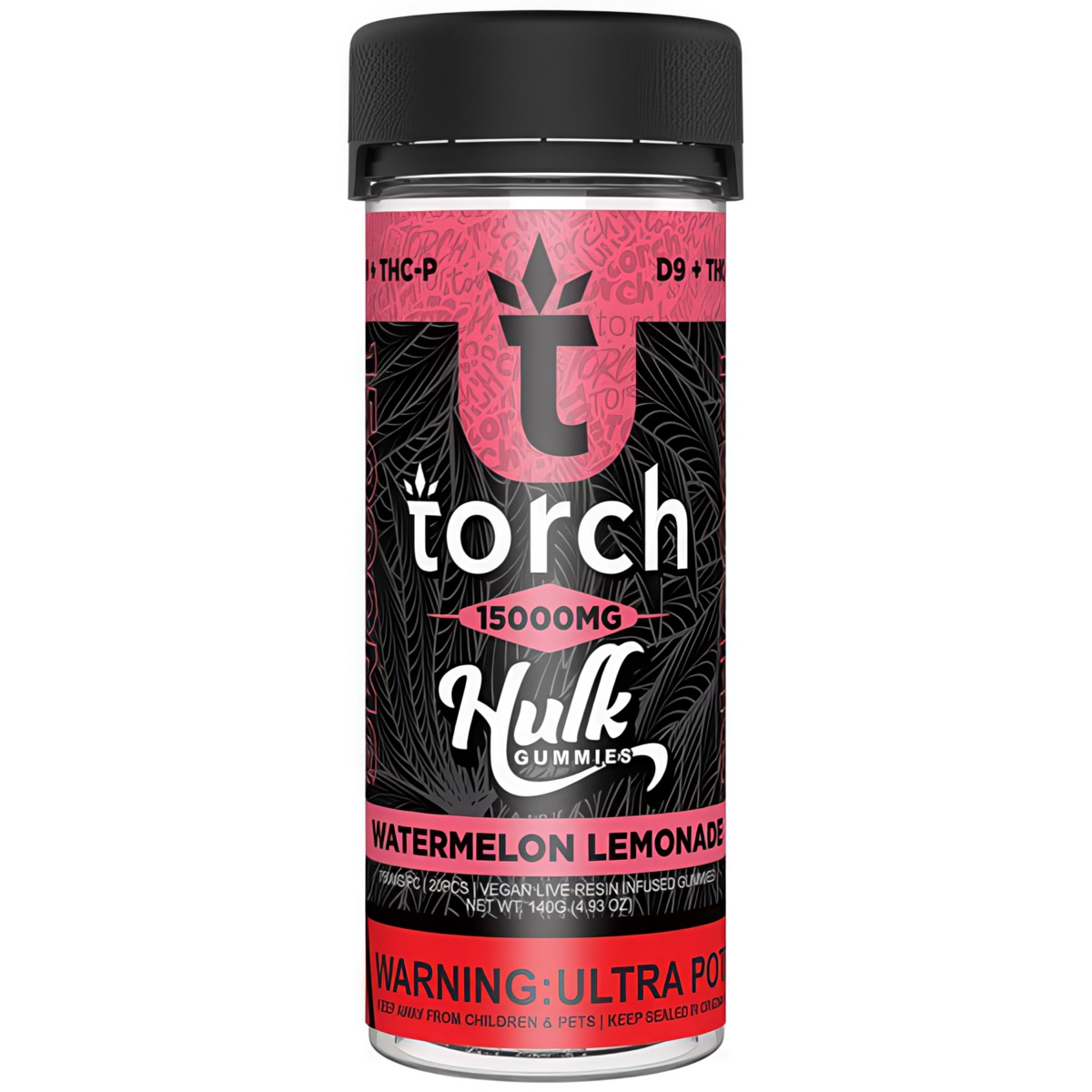 Torch Hulk Gummies 15000mg flavor: Watermelon Lemonade