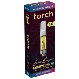 Torch Live Resin Cartridge 1G Strain: Wedding Wreck (Sativa)