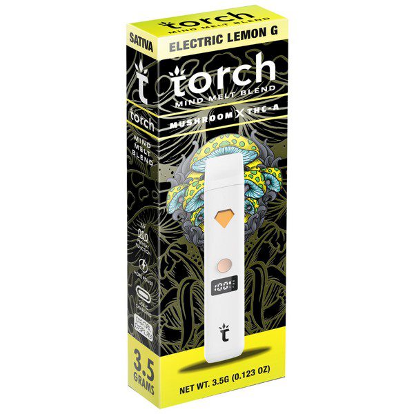 Torch Mind Melt Disposable 3.5G | 2.0 strain: Electric Lemon G (Sativa)