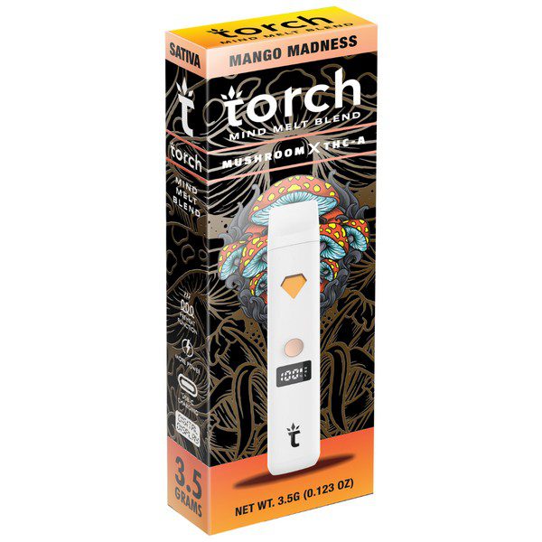 Torch Mind Melt Disposable 3.5G | 2.0 strain: Mango Madness (Sativa)