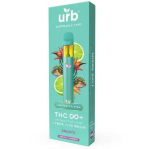 URB THC Infinity+ Limited Edition Disposable 3G Strain: Gruntz (Indica/Hybrid)