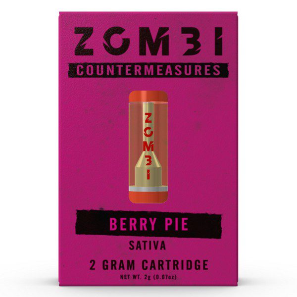 Zombi Countermeasure Cartridge 2G strain: Berry Pie (Sativa)