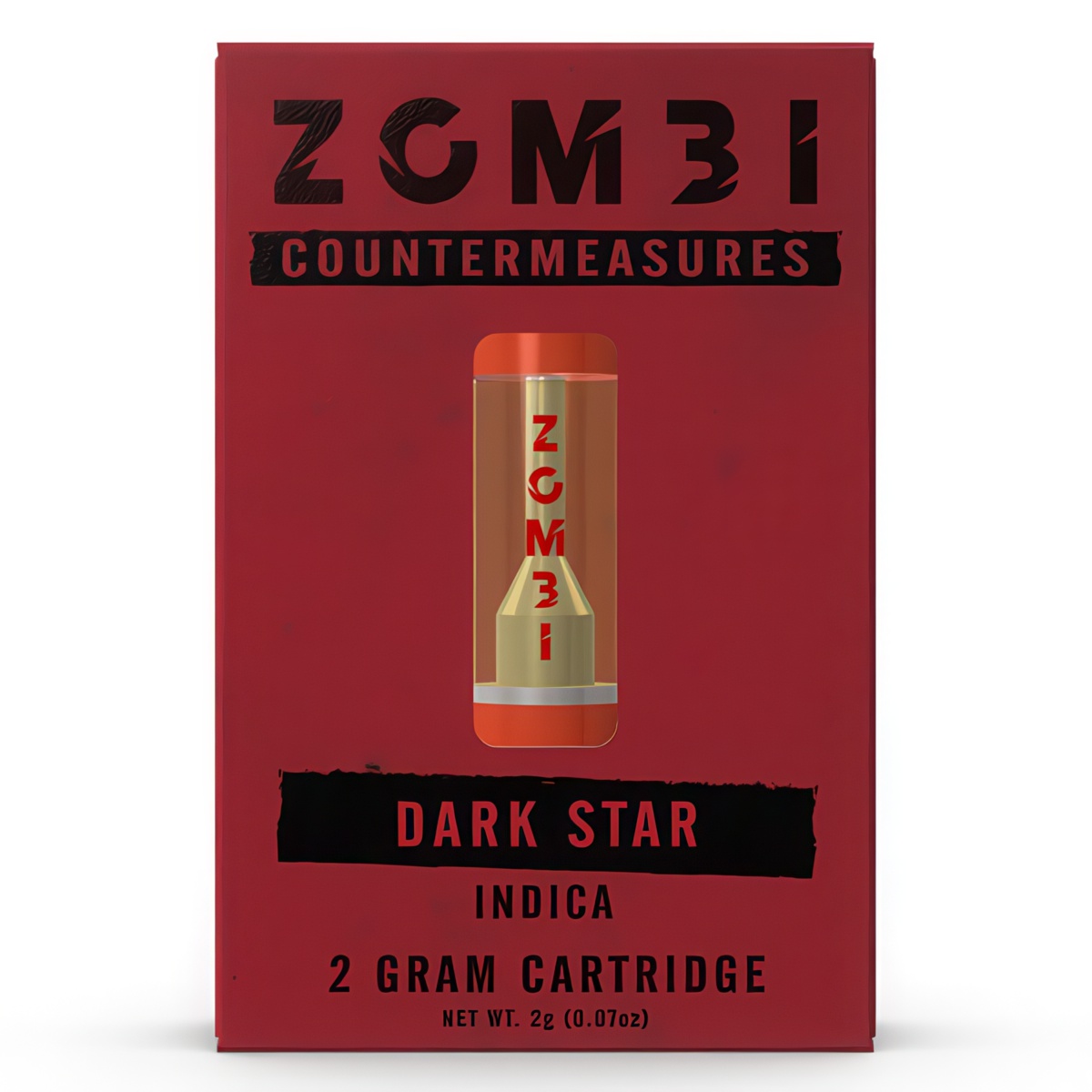 Zombi Countermeasure Cartridge 2G strain: Dark Star (Indica)