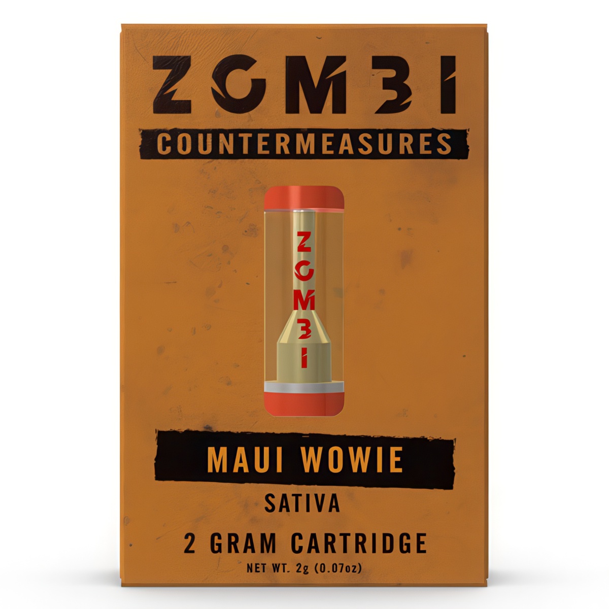 Zombi Countermeasure Cartridge 2G strain: Maui Wowie (Sativa)