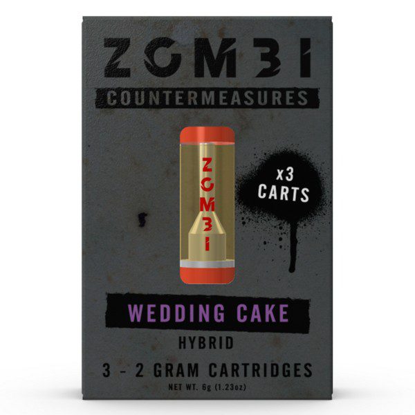 Zombi Countermeasure Triple Cartridge 6G | 3ct variation: OG Kush x Wedding Cake x Blue Dream (Hybrid)