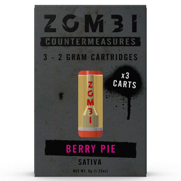 Zombi Countermeasure Triple Cartridge 6G | 3ct Variation: Raspberry Kush x OG Kush x Berry Pie (Mix)