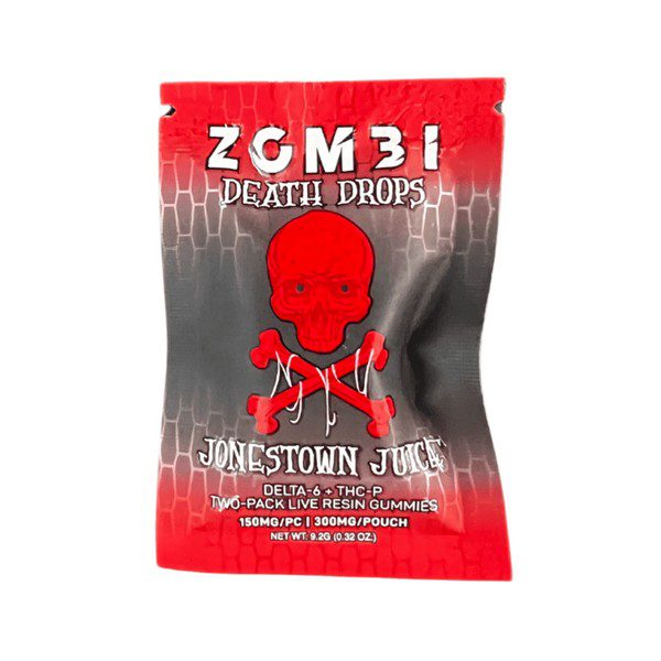 Zombi Death Drops Gummies 150mg | 2ct flavor: Jonestown Juice