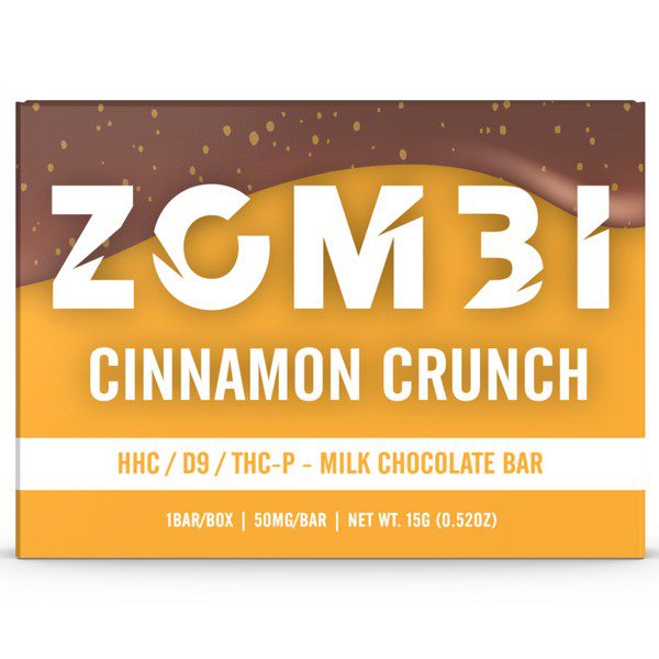 Zombi Mini Chocolate Bar 50mg Strain: Cinnamon Crunch