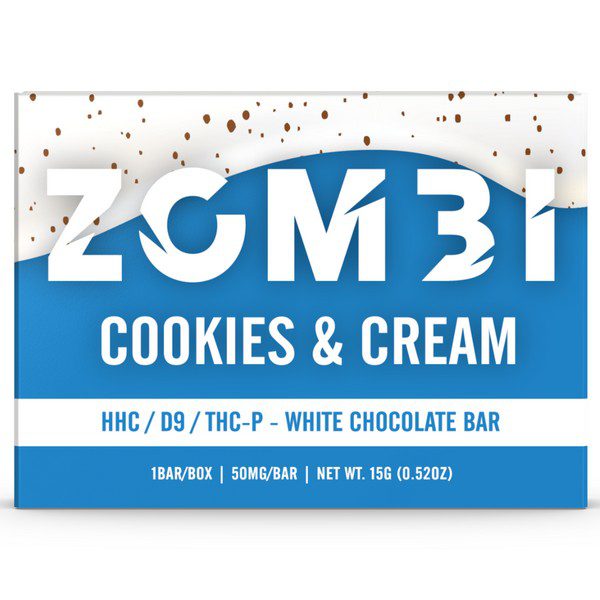 Zombi Mini Chocolate Bar 50mg Strain: Cookies & Cream