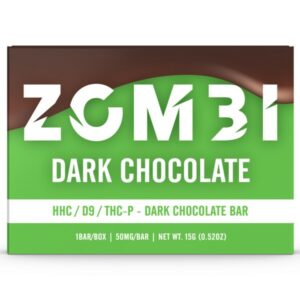 Zombi Mini Chocolate Bar 50mg Strain: Dark Chocolate