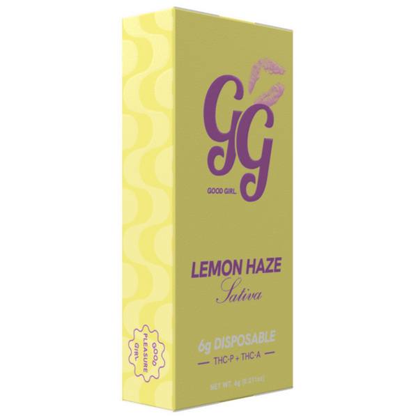 Good Girl THC-P THC-A Disposable 6G: Lemon Haze (Sativa)