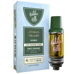 Hidden Hills Live Sugar Cartridge 2G Strain: Lemon Bandit (Hybrid)