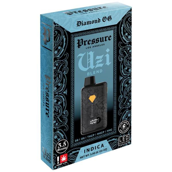 Pressure UZI Blend Disposable 3.5G strain: Diamond OG (Indica)