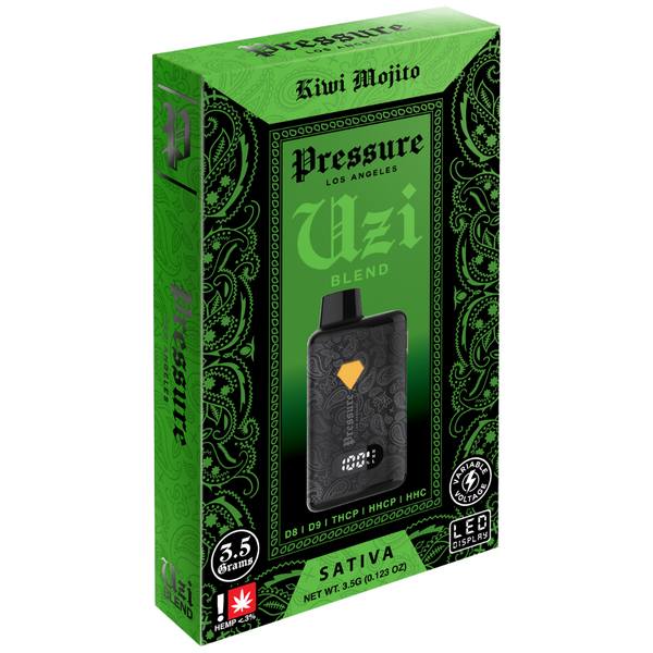 Pressure UZI Blend Disposable 3.5G strain: Kiwi Mojito (Sativa)