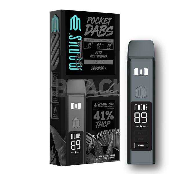 Modus Black Pocket Dabs Vape 2000mg - Blue Chip Cookies