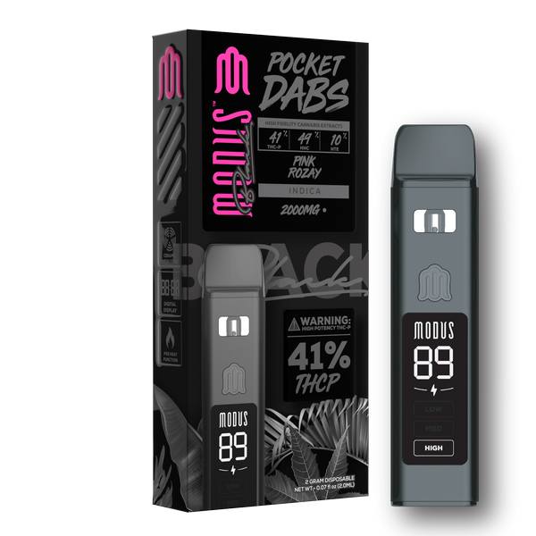 Modus Black Pocket Dabs Vape 2000mg - Pink Rozay