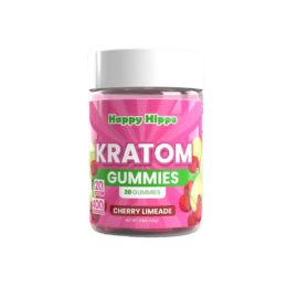 Happy Hippo Kratom Gummies - Cherry Limeade (20ct)