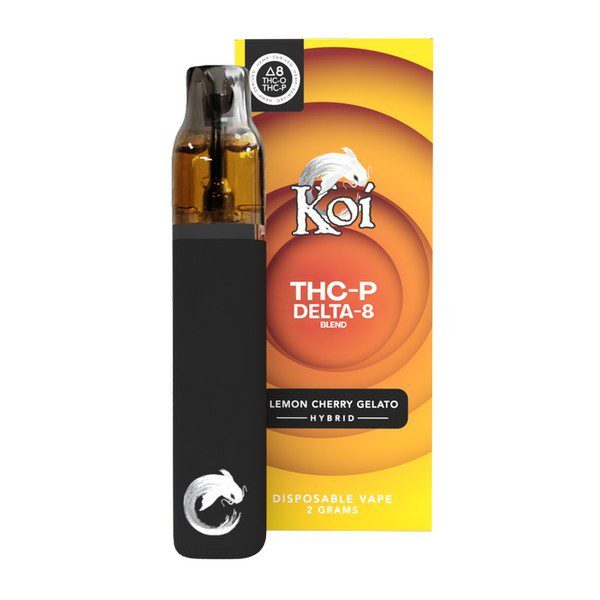 Koi Delta 8 THC + THC-P Disposable Vape 2G - Lemon Cherry Gelato