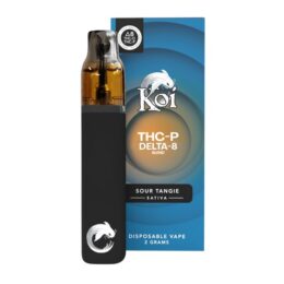 Koi Delta 8 THC + THC-P Disposable Vape 2G - Sour Tangie