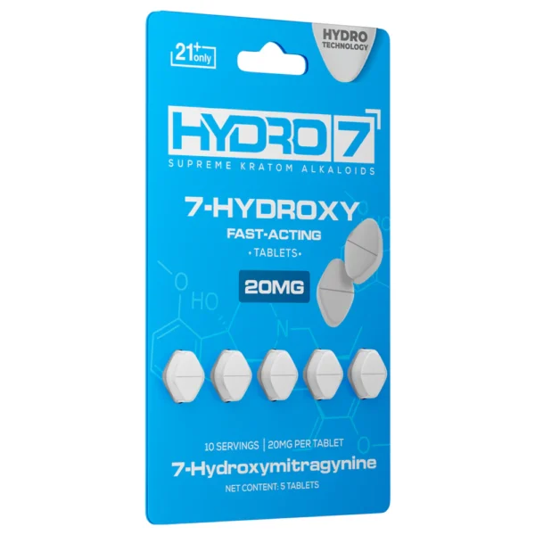 Hydro 7 - 7-Hydroxy Kratom Pills 20mg/5ct