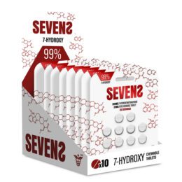 SEVENS Chewable 7-HYDROXY Tablets - 10ct box (10-pack)