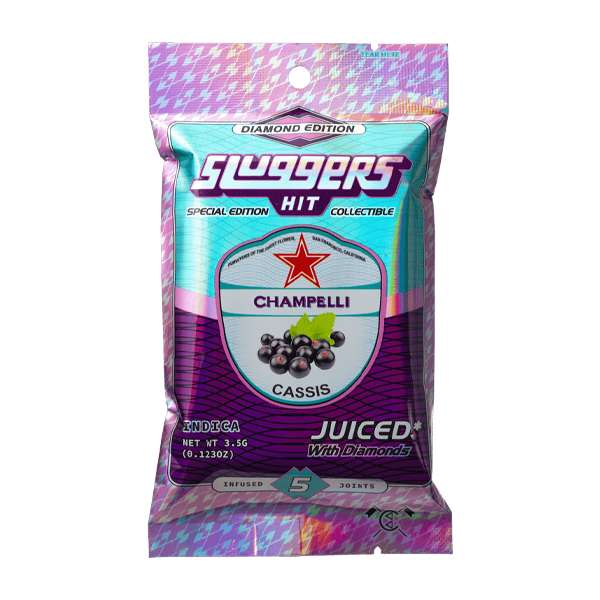 Sluggers Hit Juiced Pre-Rolls 5 Pack - Champelli Cassis