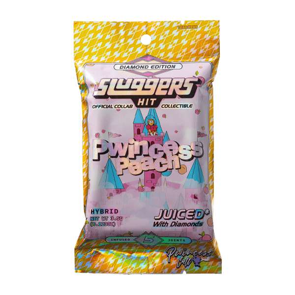 Sluggers Hit Juiced Pre-Rolls 5 Pack - Pwincess Peach