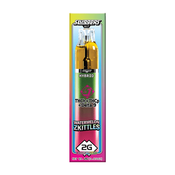 Sluggers Hit THCA Disposable Vape 2 Gram - Watermelon Zkittles