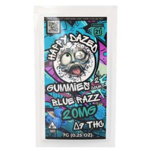 Happy Dazed D9 Gummies 2 count