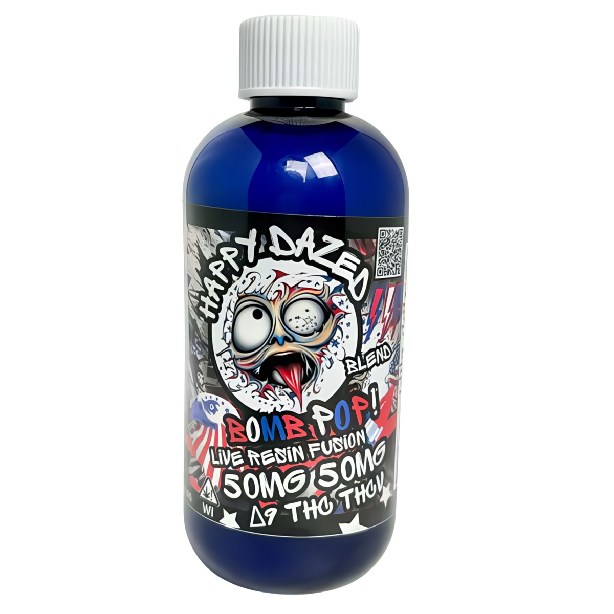 Happy Dazed Live Resin Fusion 100mg - Bomb Pop