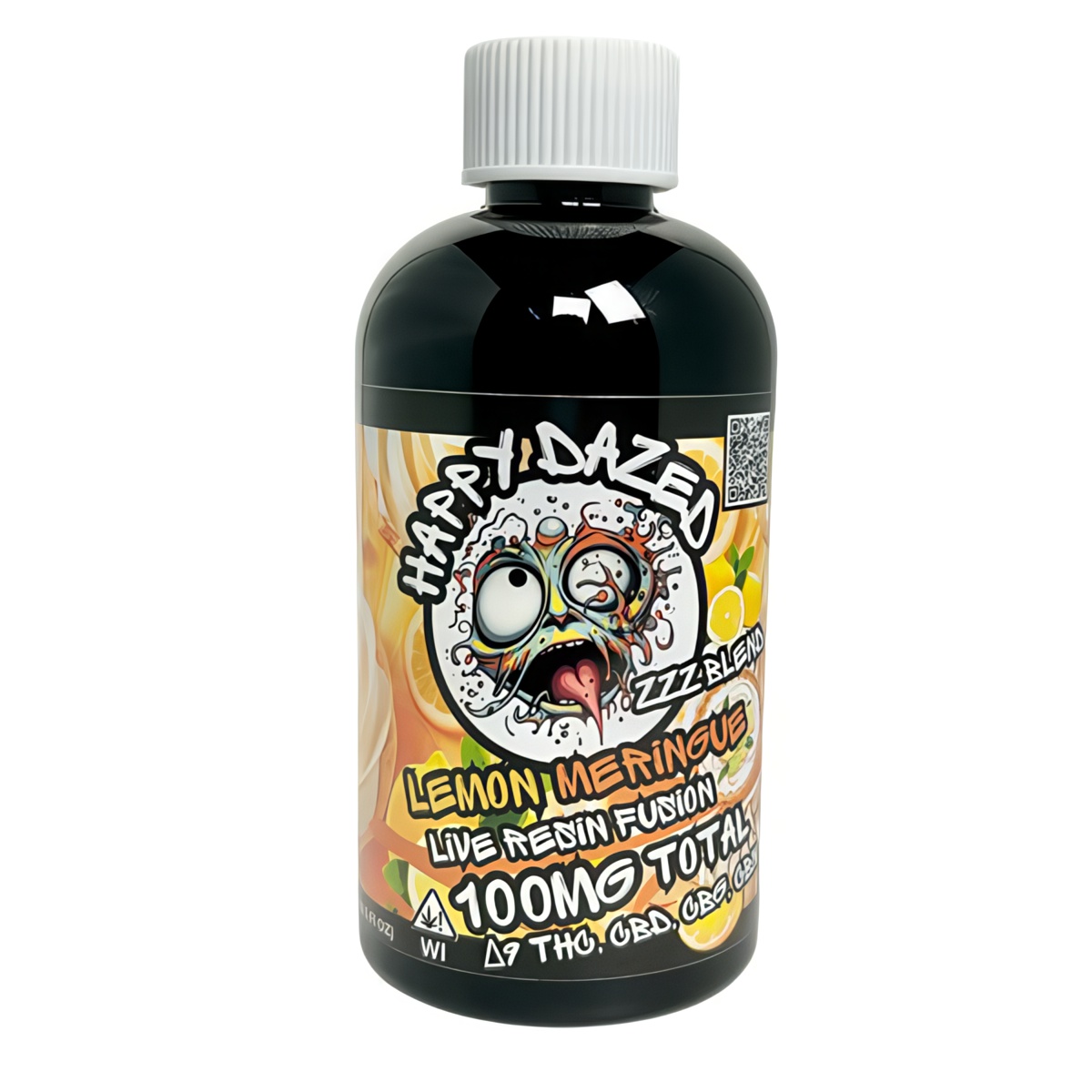 Happy Dazed Live Resin Fusion 100mg - Lemon Meringue